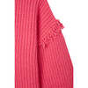 Fringe Sweater Pink Glow - Sweaters - 2