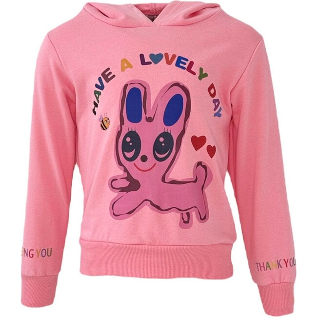 Have A Lovely Day Hoodie, Pink