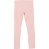 Reese Ribbed Stripe Legging, Rose and Ivory - Leggings - 1 - thumbnail