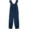 Mathilde Ruffle Dungarees, Indigo Denim - Overalls - 1 - thumbnail