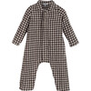 Tristan Coverall, Olive Check - Onesies - 1 - thumbnail