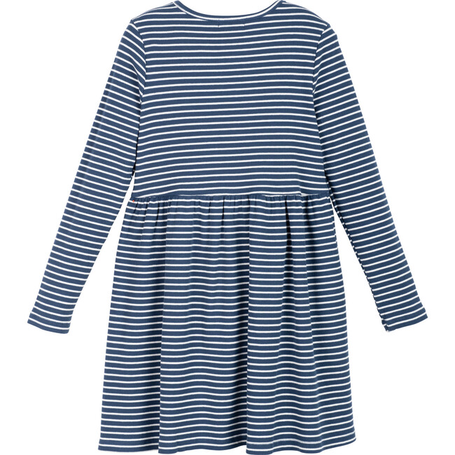 Marley Dress, French Blue and Ivory - Dresses - 2
