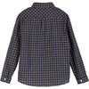 Lyam Button Down Shirt, Navy Check - Shirts - 2