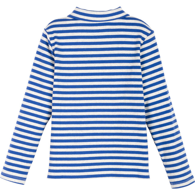 Finley Long Sleeve Polo, French Blue - Polo Shirts - 2
