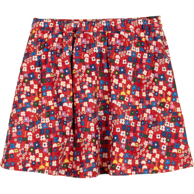 Kelley Skirt, Berry 60s Floral - Skirts - 2