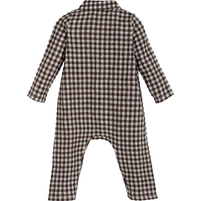 Tristan Coverall, Olive Check - Onesies - 2