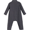 Tristan Coverall, Navy Check - Onesies - 2