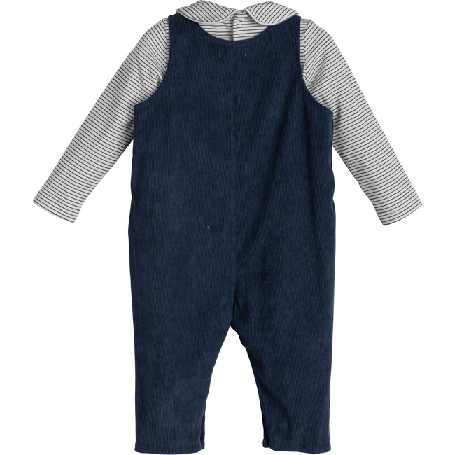 Baby Darby Coverall Set, Navy - Mixed Apparel Set - 2