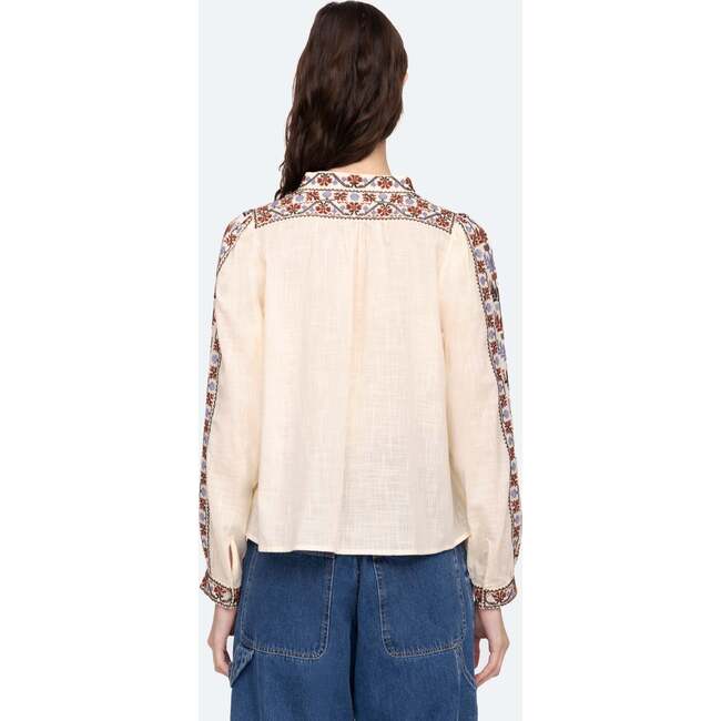 Women's Ellabeth Top, Brown - Blouses - 2