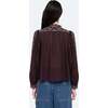 Women's Ellabeth Top, Brown - Blouses - 2 - thumbnail