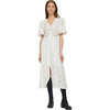Women's Baylin Short Sleeve Dress, Cream - Dresses - 1 - thumbnail