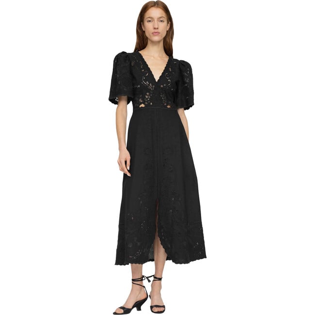 Women's Baylin Short Sleeve Dress, Black