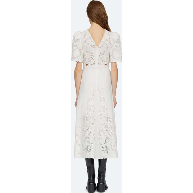 Women's Baylin Short Sleeve Dress, Cream - Dresses - 2