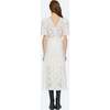 Women's Baylin Short Sleeve Dress, Cream - Dresses - 2