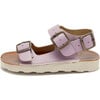 Spike Leather Sandal, Lilac - Sandals - 2