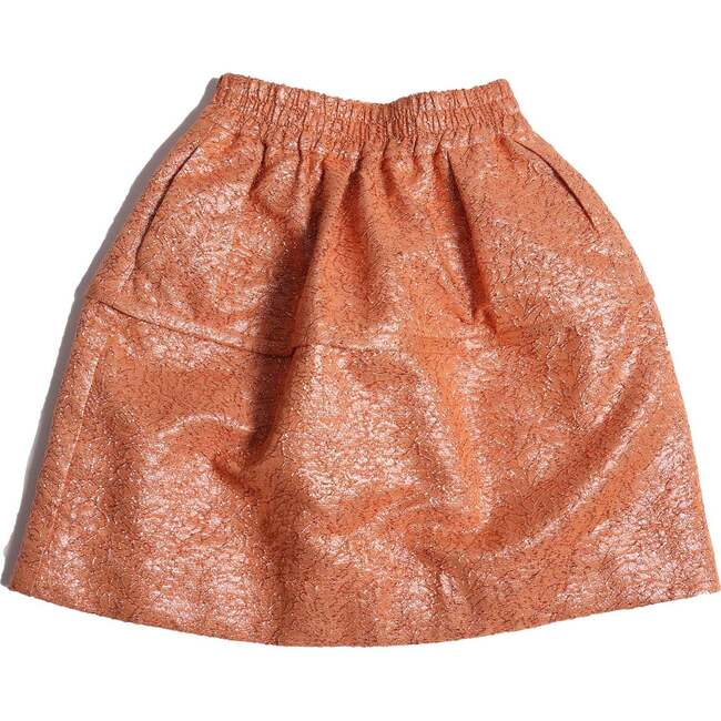 Terra Faceted Seams Skirt, Copper