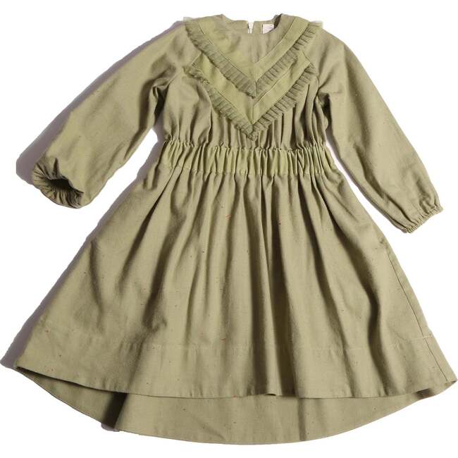 Willow Tulle Tiered Frock, Sage Mix