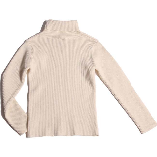 Slim Fit Ribbed Turtleneck, Opal - Shirts - 2