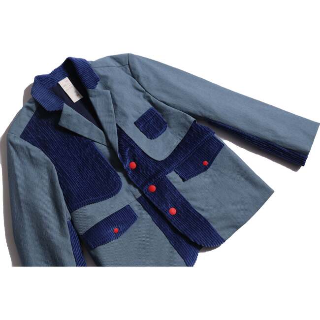 Hunter Patchwork Blazer, Huron Mix - Blazers & Sport Coats - 3