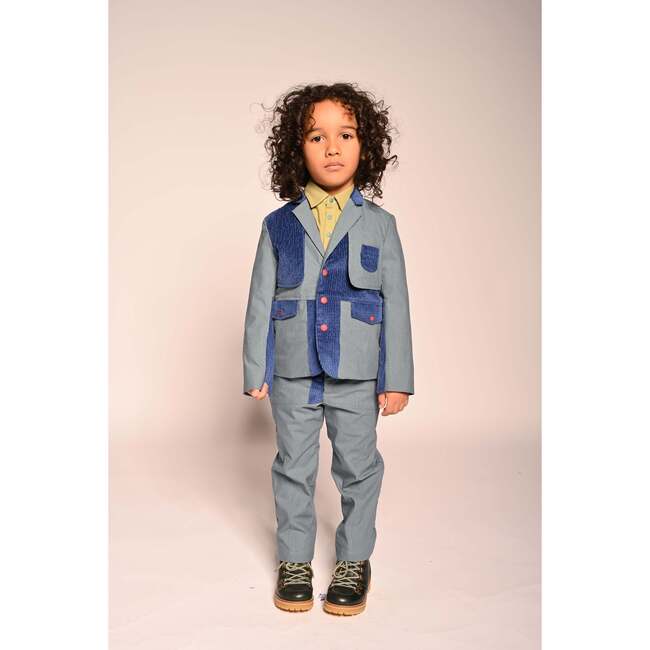 Hunter Patchwork Blazer, Huron Mix - Blazers & Sport Coats - 4