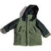 Quilted Down Filled Parka, Moss Mix - Wool Coats - 1 - thumbnail