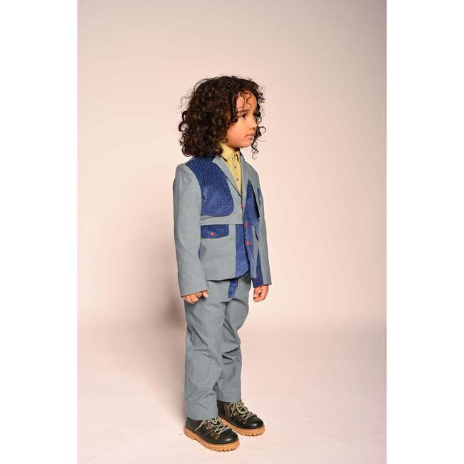 Hunter Patchwork Blazer, Huron Mix - Blazers & Sport Coats - 5