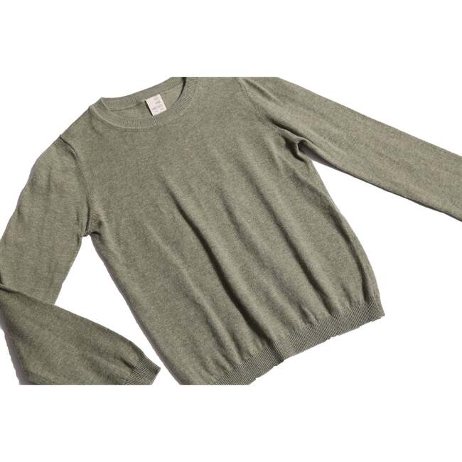 Slim Fit Crew Neck, Sage - Shirts - 3