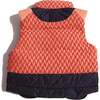 Patchwork Down Filled Vest, Maple Mix - Vests - 2