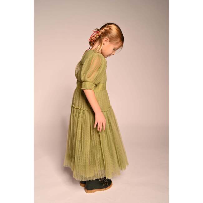 Cornucopia Tiered Tulle Maxi, Sage - Dresses - 6