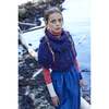 Patchwork Ribbed Turtleneck, Maple Mix - Shirts - 4