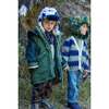 Quilted Down Filled Parka, Moss Mix - Wool Coats - 5