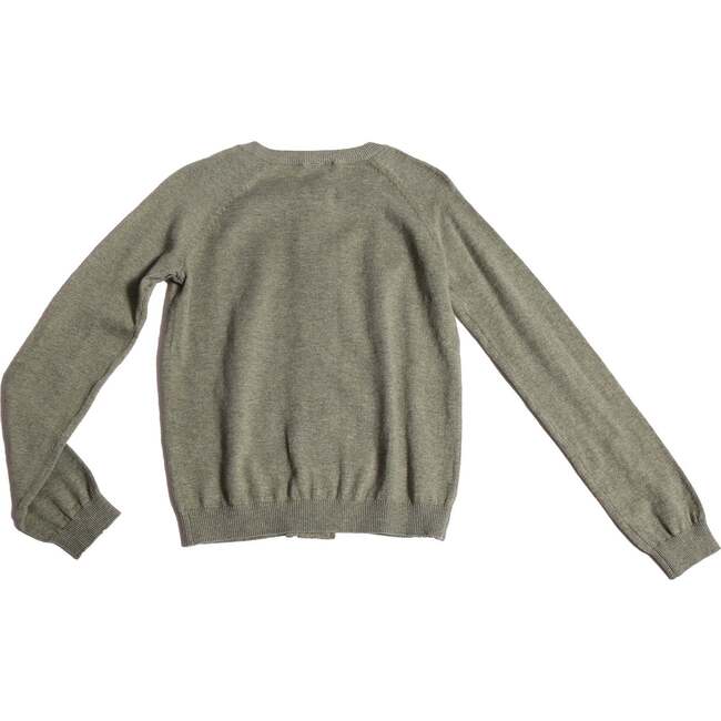 Classic Crew Neck Cardi, Sage - Cardigans - 2