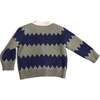 Baby Mountain Peaks Patchwork Cardi, Sage Mix - Cardigans - 2