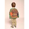 Patchwork Fair Isle Cozy Cardi, Moss Mix - Cardigans - 6