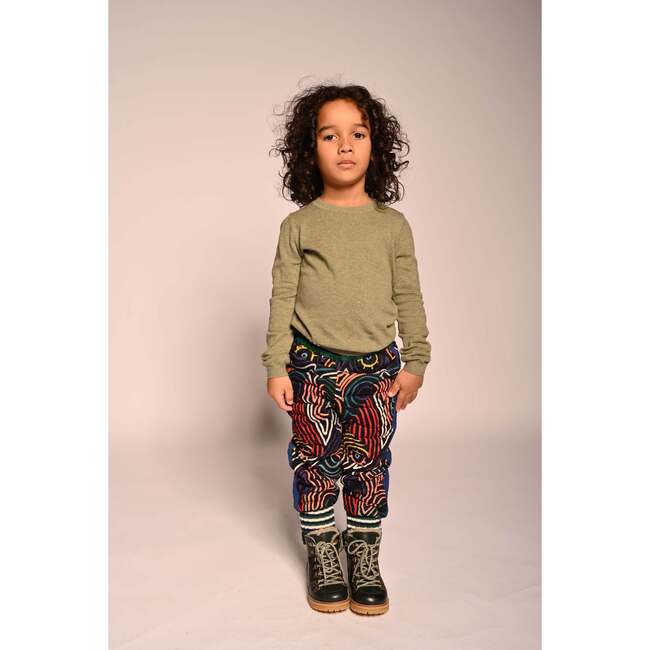 Mountain Peaks Padded Track Pants, Rainbow - Sweatpants - 4