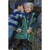 Quilted Down Filled Parka, Moss Mix - Wool Coats - 7