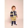 Baby Mountain Peaks Patchwork Cardi, Sage Mix - Cardigans - 4