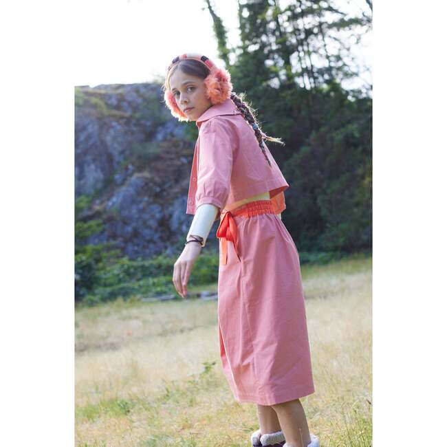 Amber Draped Bolero Jacket, Maple Mix - Jackets - 6