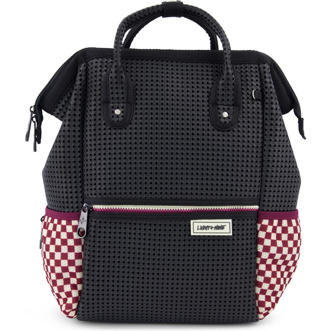 Tweeny Short Backpack, Checkered Brick