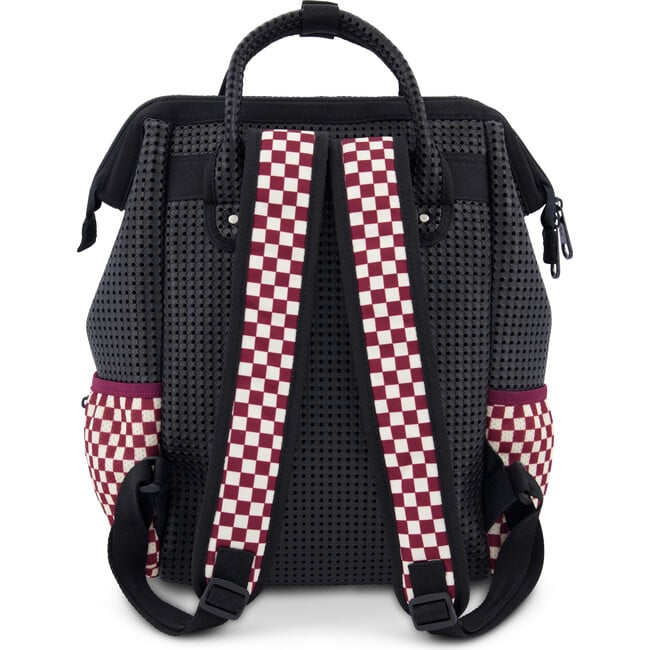 Tweeny Short Backpack, Checkered Brick - Backpacks - 3