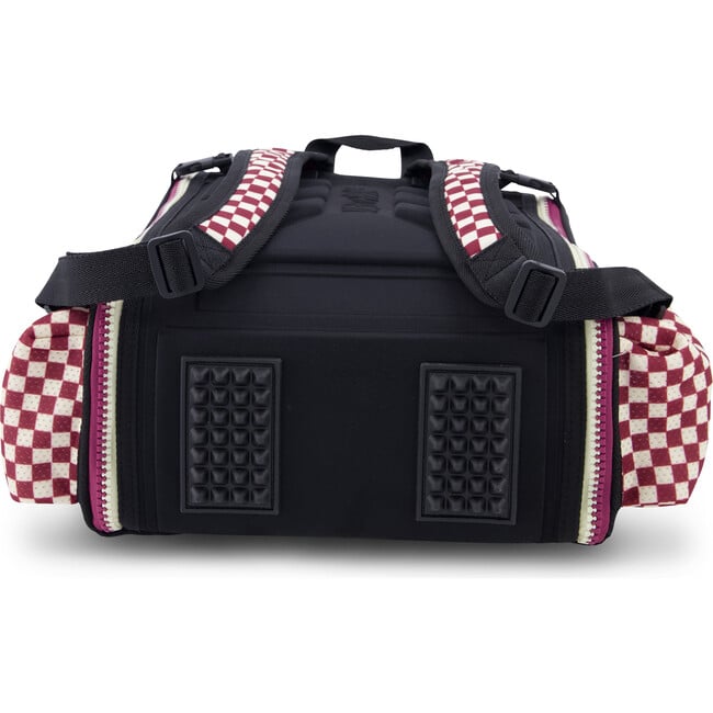 Student Backpack, Checkered Brick - Backpacks - 4