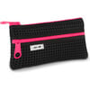 Flat Pencil Pouch, Neon Pink - Bags - 1 - thumbnail