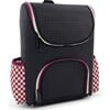 Student Backpack, Checkered Brick - Backpacks - 5