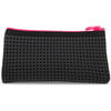 Flat Pencil Pouch, Neon Pink - Bags - 2