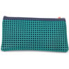 Flat Pencil Pouch, Multi Green - Bags - 2