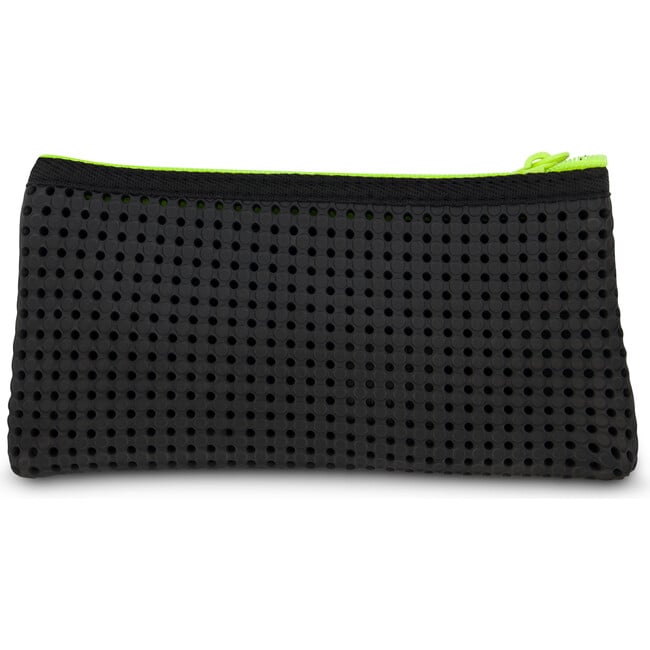 Flat Pencil Pouch, Neon Lime - Bags - 2