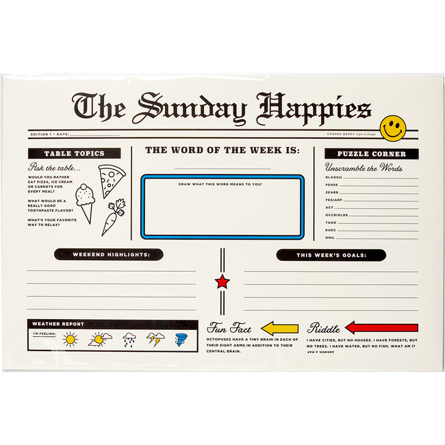 Sunday Happies Placemats