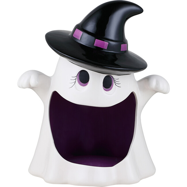 Motion Activated Ceramic Ghost Candy Bowl