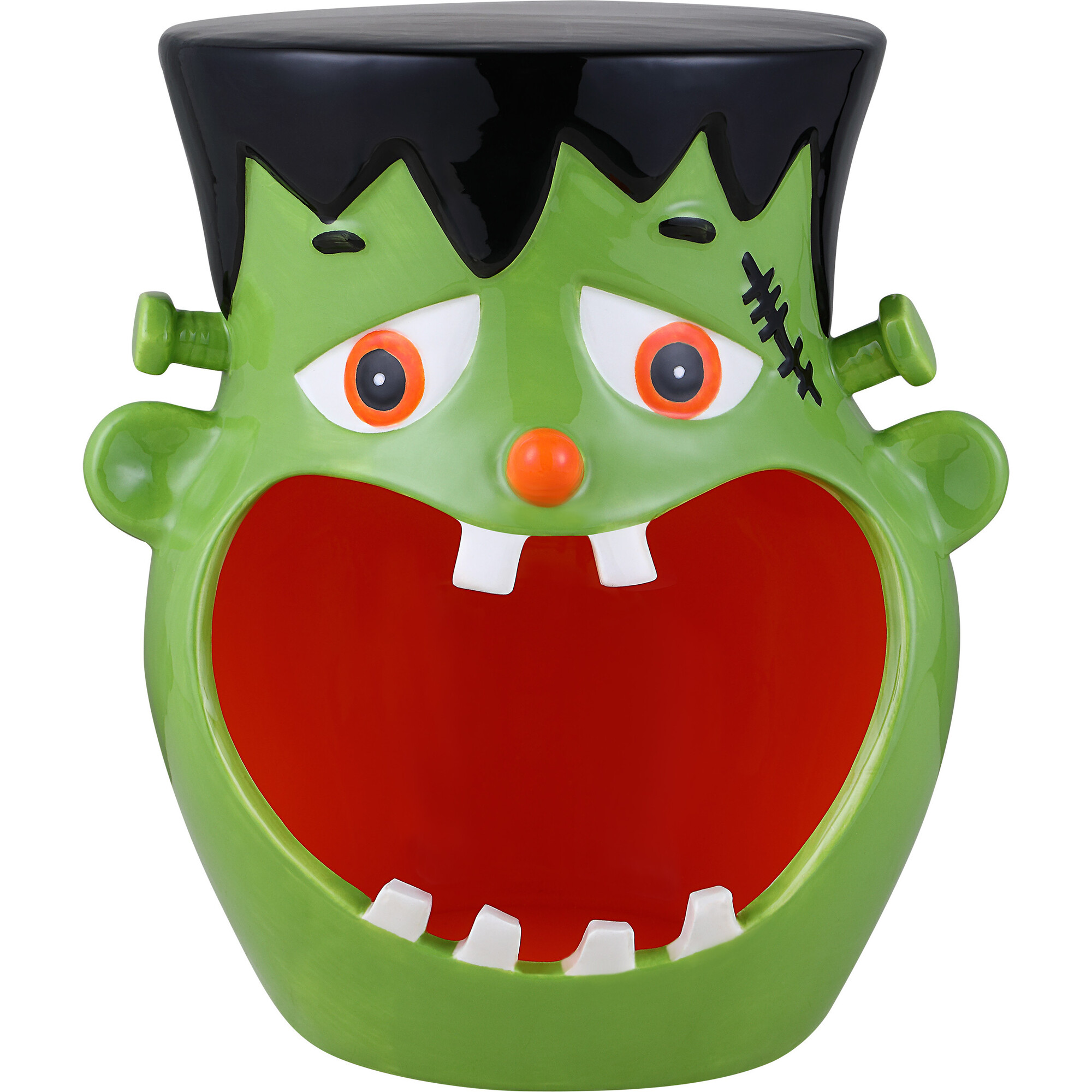 Motion Activated Ceramic Frankenstein Candy Bowl - Accents - 1