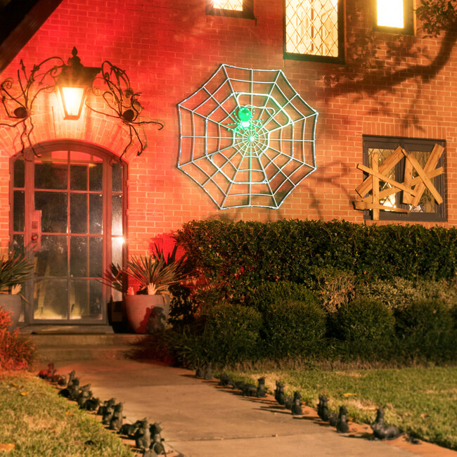 Outdoor Animated Spider Web - Accents - 2
